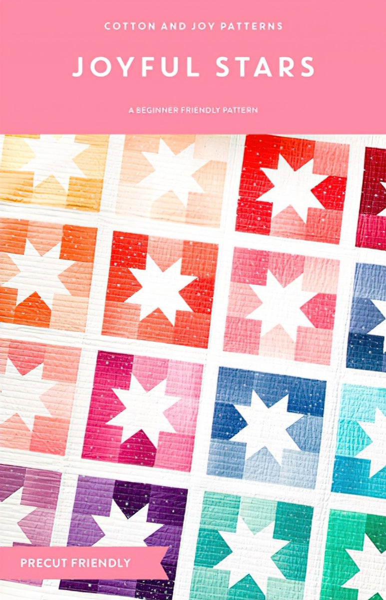 Joyful Stars Quilt Pattern by Cotton and Joy