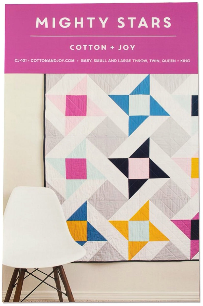 Mighty Stars Quilt Pattern by Cotton and Joy