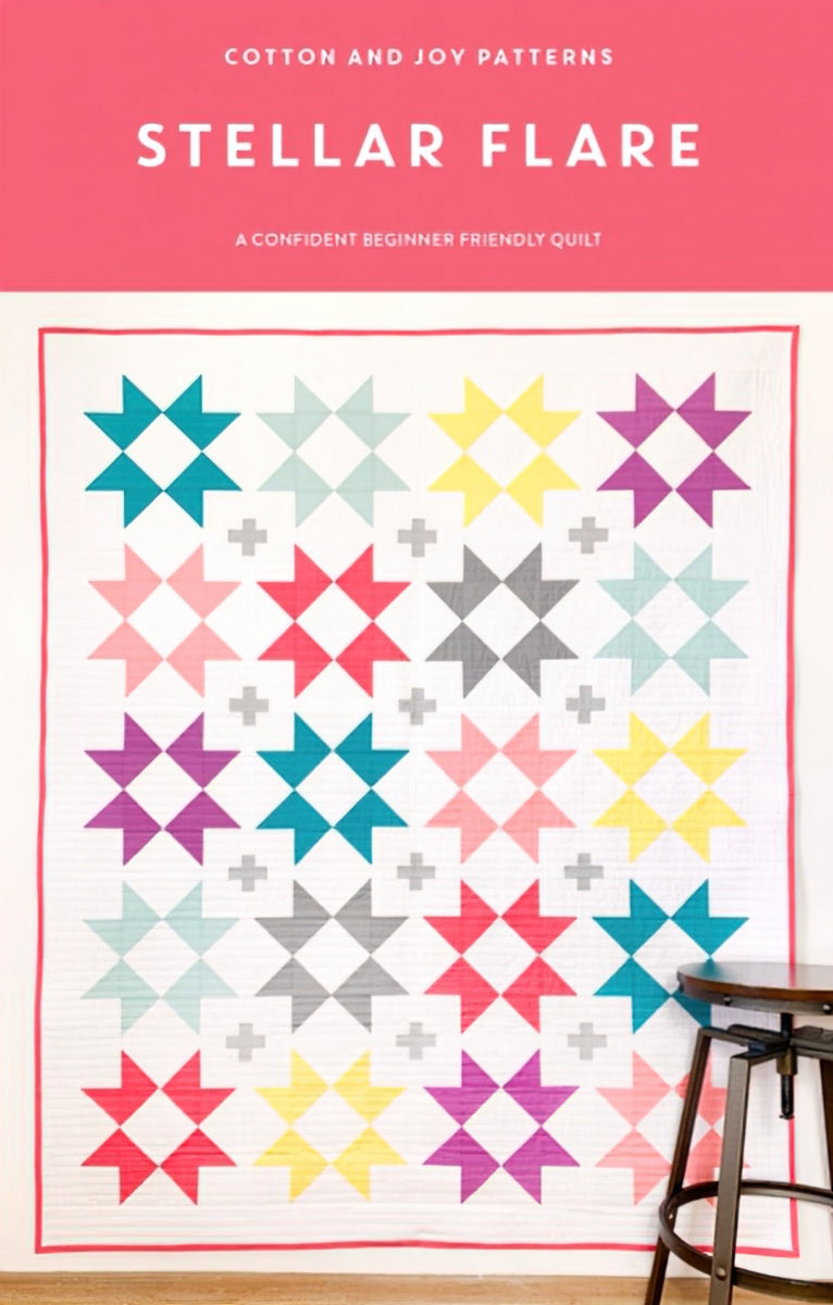 Stellar Flare Quilt Pattern by Cotton and Joy