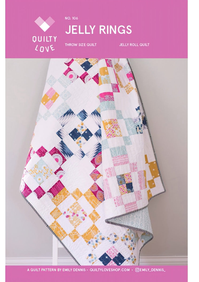 Jelly Rings Quilt Pattern by Quilty Love