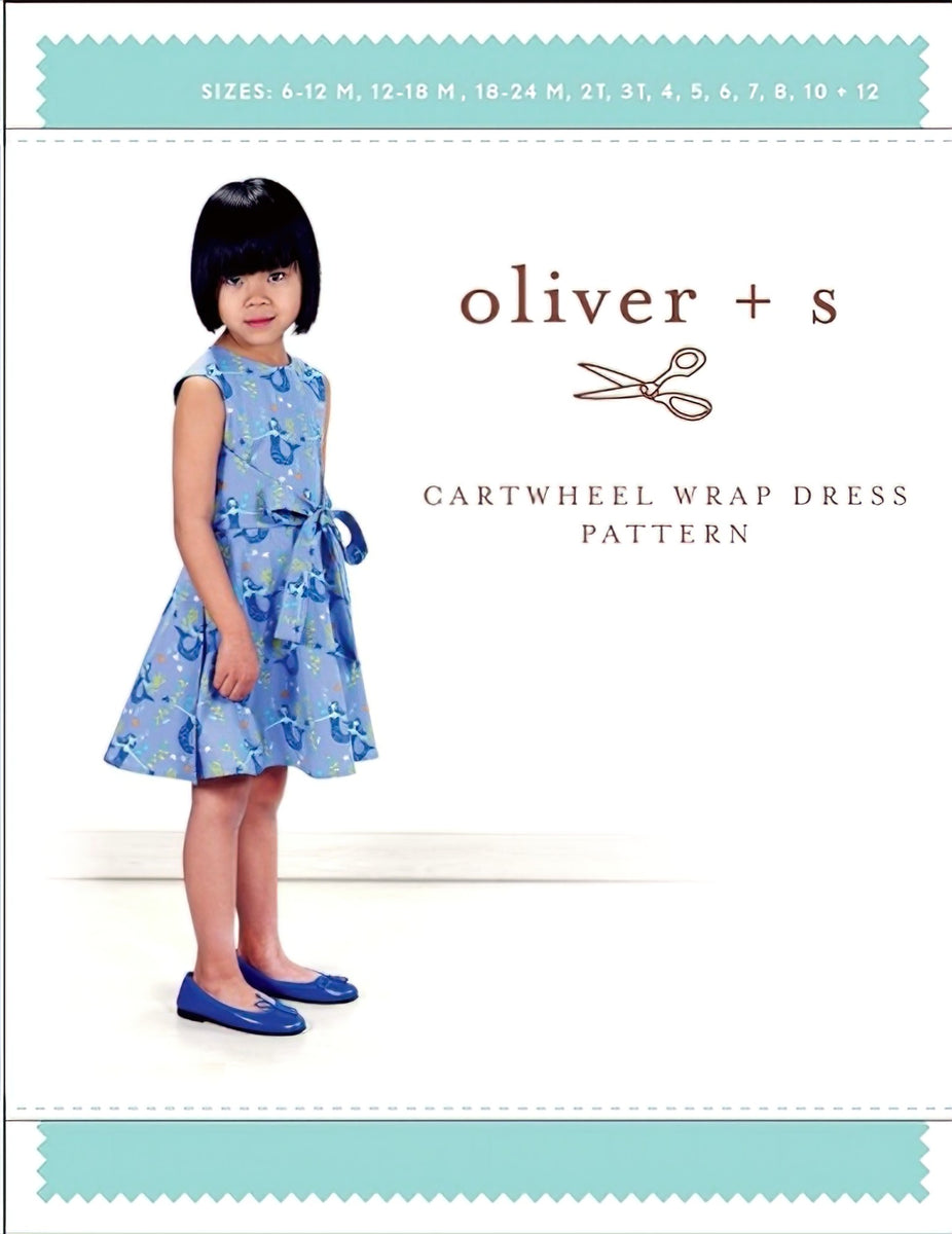 Cartwheel Wrap Dress Pattern by Oliver + S