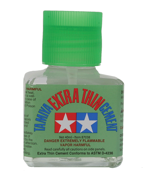 Liquid Plastic Cement -- Extra Thin - 1.4oz40mL