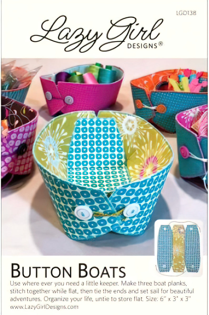 Button Boats by Lazy Girl Designs