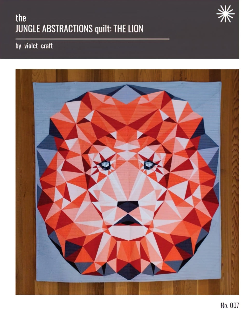 The Jungle Abstractions Quilt Pattern by Violet Craft