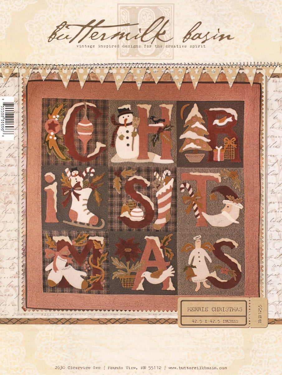 Merrie Christmas Pattern by Buttermilk Basin