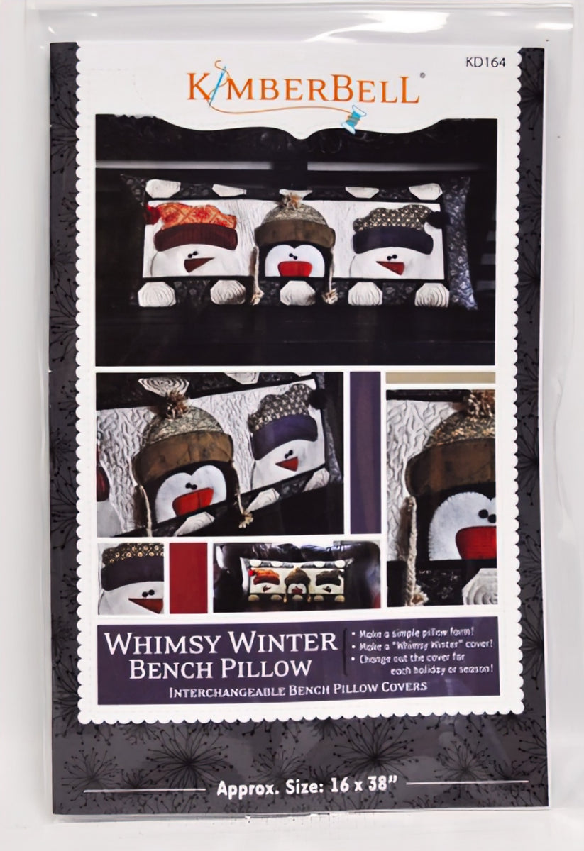 Whimsy Winter Bench Pillow Pattern by KimberBell Designs KD164