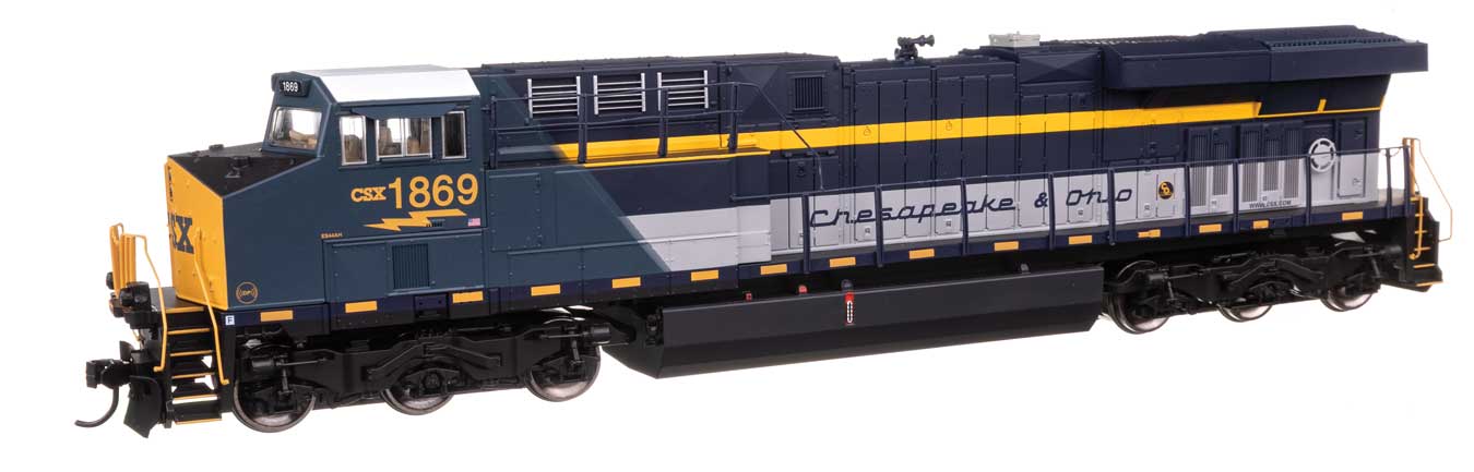 GE ES44AC Evolution Series GEVO - Standard DC -- CSX #1869 (Chesapeake & Ohio Heritage)