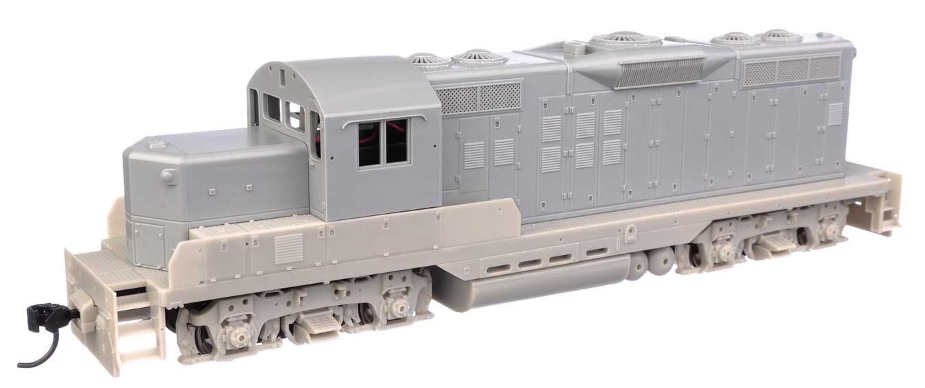 EMD GP9 Phase II with Chopped Nose - Standard DC -- Undecorated (gray)