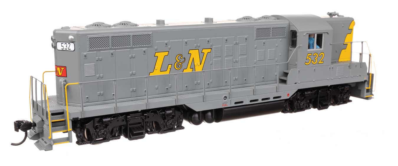 EMD GP9 Phase II with High Hood - Standard DC -- Louisville & Nashville #532