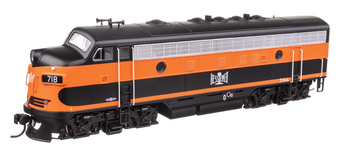 EMD F7 A - ESU Sound and DCC -- Bessemer & Lake Erie #718A
