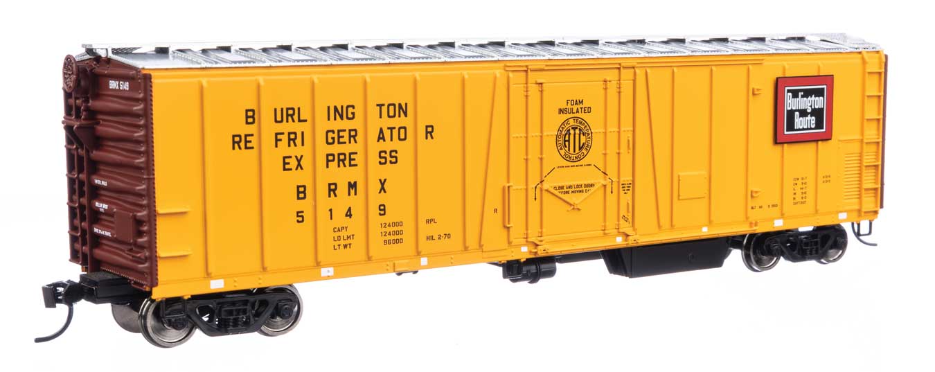 50' AAR Mechanical Refrigerator Car - Ready-to-Run -- Chicago, Burlington & Quincy #5149