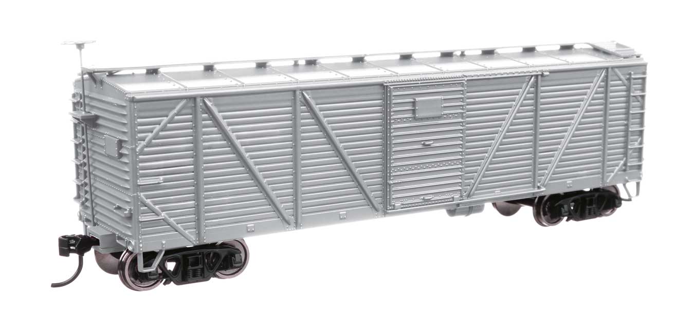 40' ARA Single-Sheathed Boxcar - Ready-to-Run -- Undecorated