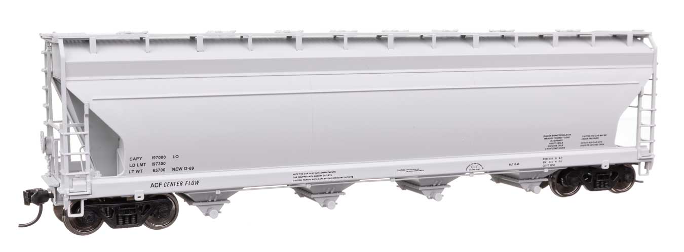 ACF 5250 4-Bay Centerflow Covered Hopper - Ready to Run -- Data Only