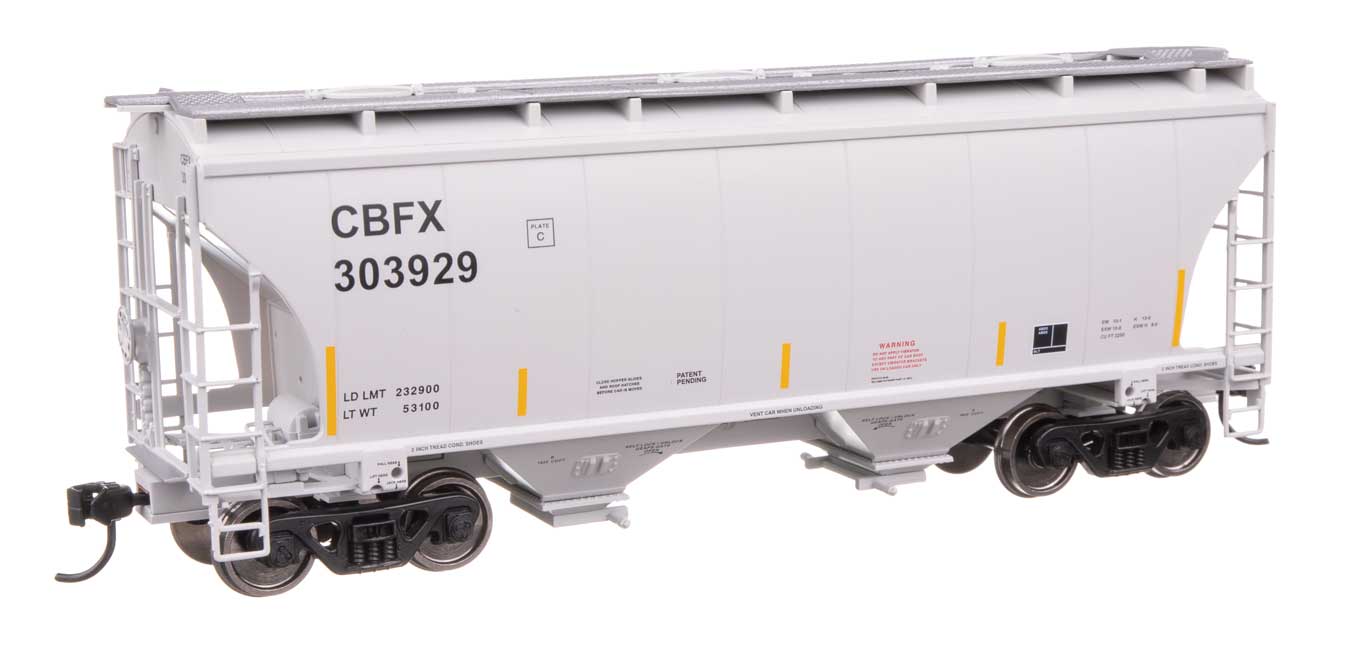 39' Trinity 3281 2-Bay Covered Hopper - Ready-to-Run -- CBFX #303929