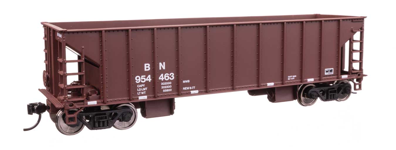 41' Ballast Hopper- Ready to Run -- Burlington Northern #954463