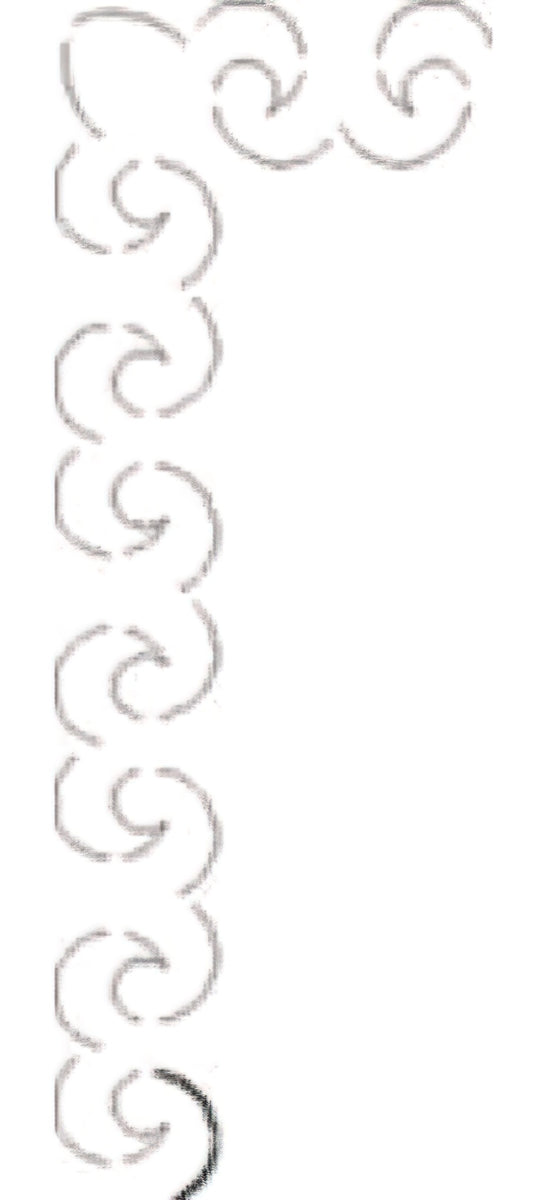 Scroll Border 1.5 x 11.25 inch Stencil EK16QC