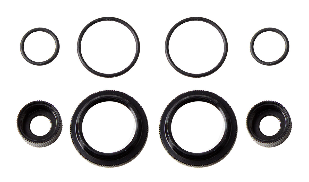 Team AssociatedASC91909 12mm Shock Collar and Seal Retainer Set, Black