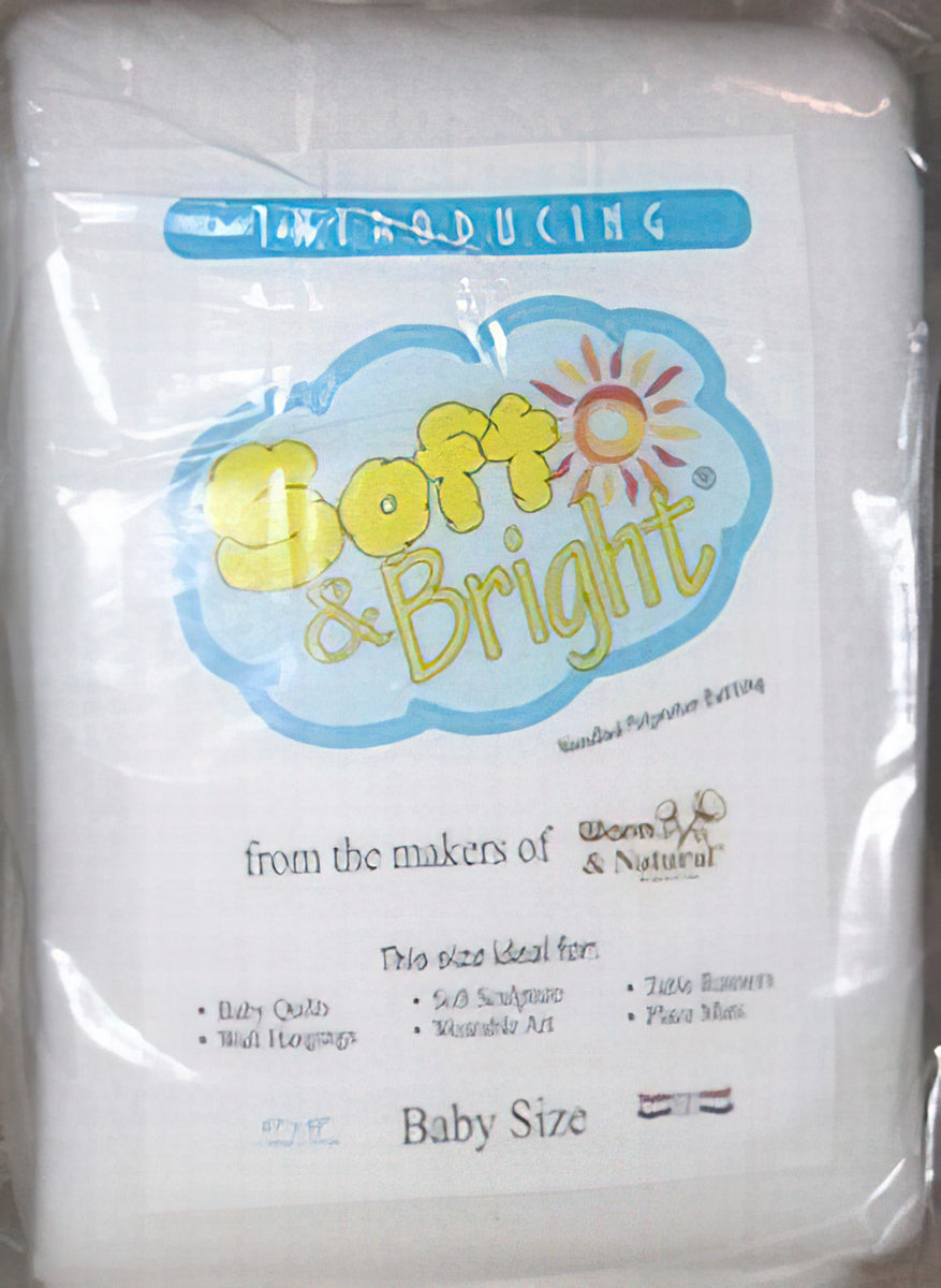 Soft & Bright Needled Poly Batting - Baby / Warm Co.