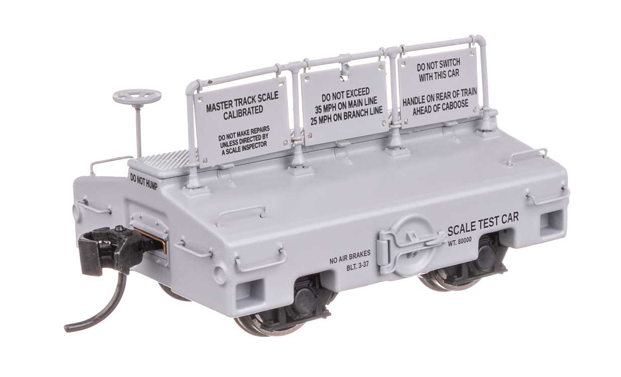Scale Test Car -- Data Only (gray)