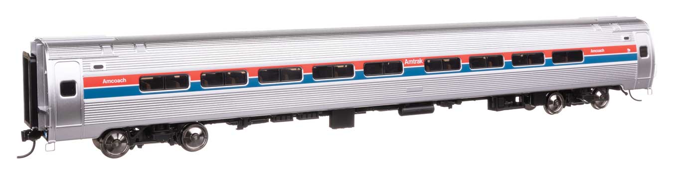85' Amfleet I 84-Seat Coach - Lighted - Ready To Run -- Amtrak Phase II(Decal)