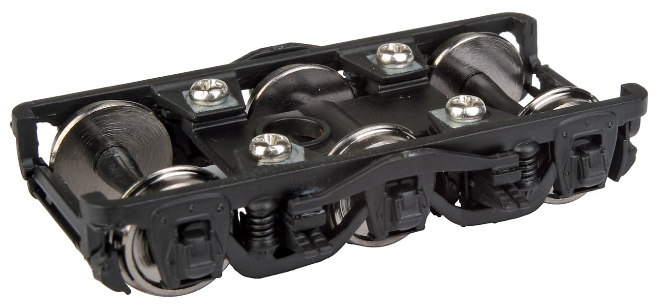 Heavyweight 6-Wheel Metal Passenger Trucks w/RP-25 Metal Wheels -- Type 2411 - 1 Pair