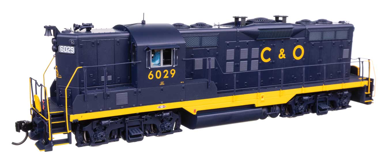 EMD GP9 Phase II - LokSound 5 Sound and DCC -- Chesapeake & Ohio #6029