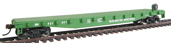 Flatcar - Ready to Run -- Burlington Northern