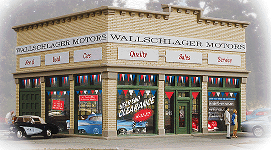 Wallschlager Motors -- Assembled - 5-1/4 x 5 x 3-1/2"13.3 x 12.7 x 8.8cm