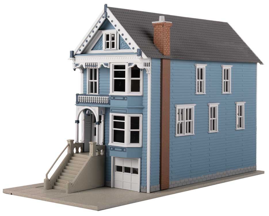 Painted Lady House Victorian House -- Kit - 3-9/16 x 7-11/16 x 5"9.05 x 19.53 x 12.7cm