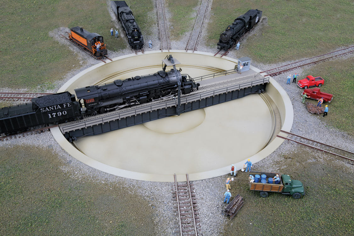 Motorized 130' Turntable -- Assembled - 10-3/8"26.3cm Overall Diameter