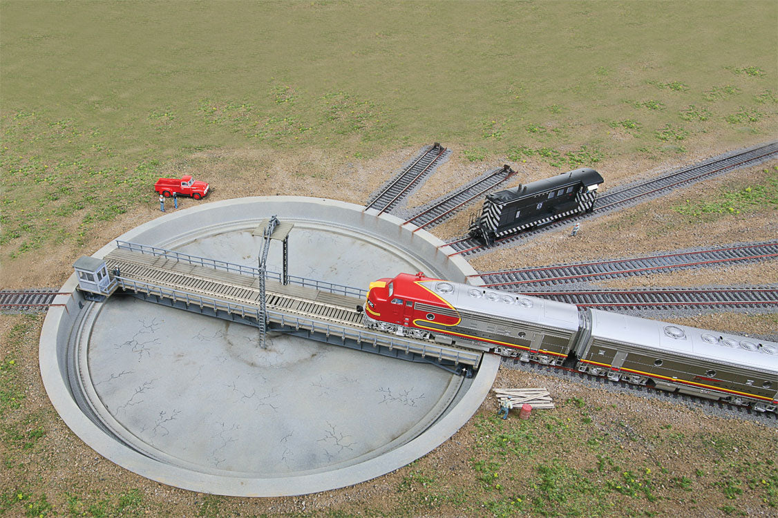 Motorized 110' Turntable -- Assembled - 16-7/16"41.7cm Overall Diameter