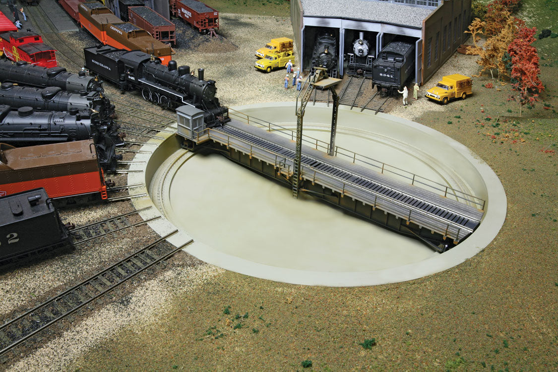 Motorized 90' Turntable -- Assembled - 13-3/4"34.9cm Overall Diameter