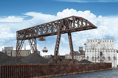 Bridge Crane -- Kit - 10-1/4 x 9"26 x 22.9cm; Variable Length