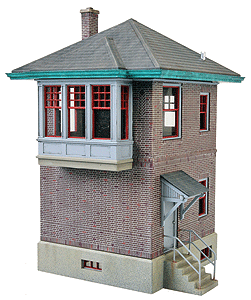 Pennsylvania Railroad Block & Interlocking Station -- Kit - 2-7/16 x 3-1/8 x 4-7/8"6.1 x 7.9 x 12.3cm