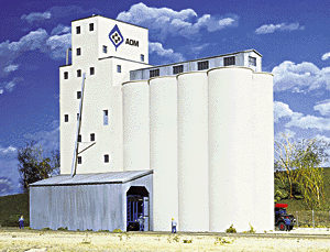 ADM Concrete Grain Elevator -- Kit - 13-1/2 x 9 x 13-1/2"33.7 x 23.7 x 33.7cm