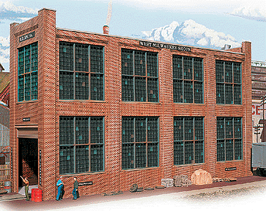 Shop Building No.1 Background Building -- Kit - 11-9/16 x 3-1/4 x 6-15/16"28.9 x 8.1 x 17.3cm
