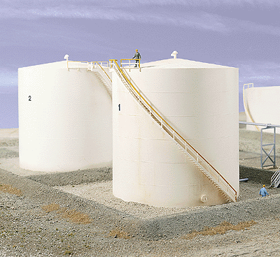 Tall Oil Storage Tank w/Berm -- Kit - Tank: 6" Diameter x 6-1/4" Tall15.2 x 15.9cm