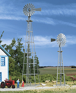 Van Dyke Farm Windmill -- Kit - 1-5/8 x 1-5/8 x 8-3/4"4.1 x 4.1 x 22.2cm pkg(2)