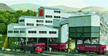 New River Mining Company -- Kit - Main Bldg: 7-1/2 x 5-3/8 x 5-5/8"; Truck Bldg: 4-1/4 x 1-5/8 x 4-3/8"