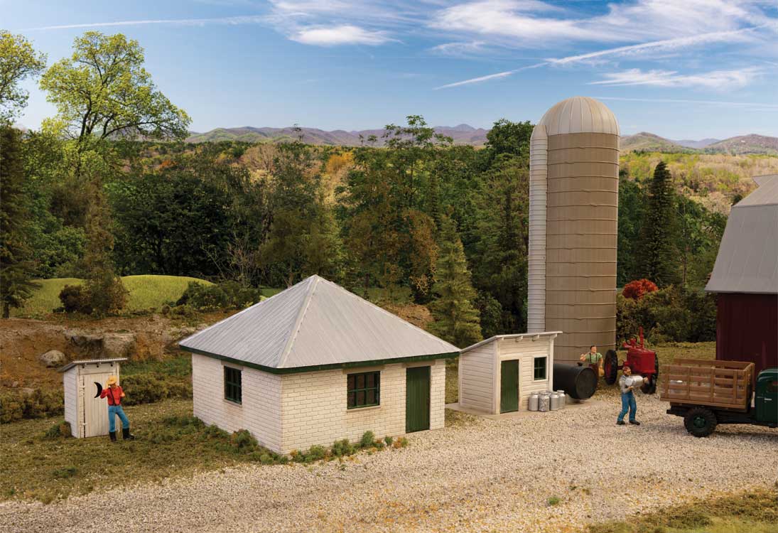 Farm House Details -- Kit - Milk House, Pumphouse, Outhouse