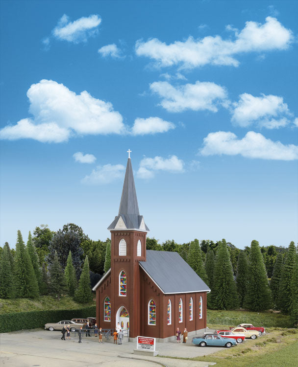 Brick Church -- Kit - 8-1/16 x 4-9/16 x 10-3/4"20.4 x 11.5 x 27.2cm