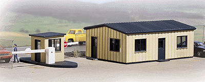 Office & Guard Shack -- Kit - Office: 4-1/8 x 3 x 1-1/2"10.5 x 7.6 x 3.8cm