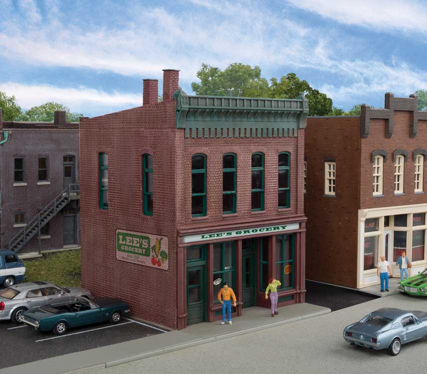 Lee's Grocery Store -- Kit - 3-1/2 x 4-1/4 x 4-5/8"8.9 x 10.8 x 11.7cm