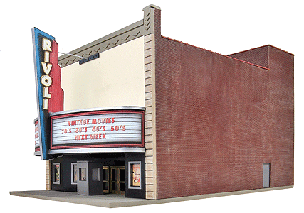 Rivoli Theatre -- Kit - 6-1/8 x 9-3/4 x 7-1/2"15.3 x 24.3 x 18.7cm
