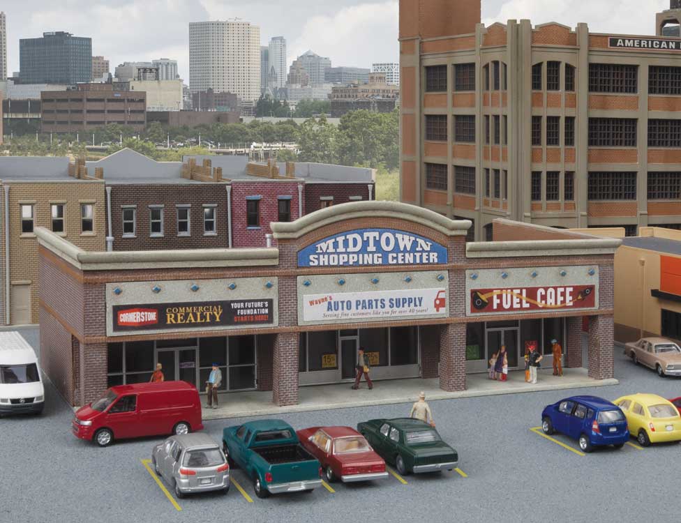 Modern Shopping Center I -- Kit - 6-1/4 x 3 x 2-1/8"15.8 x 7.6 x 5.3cm