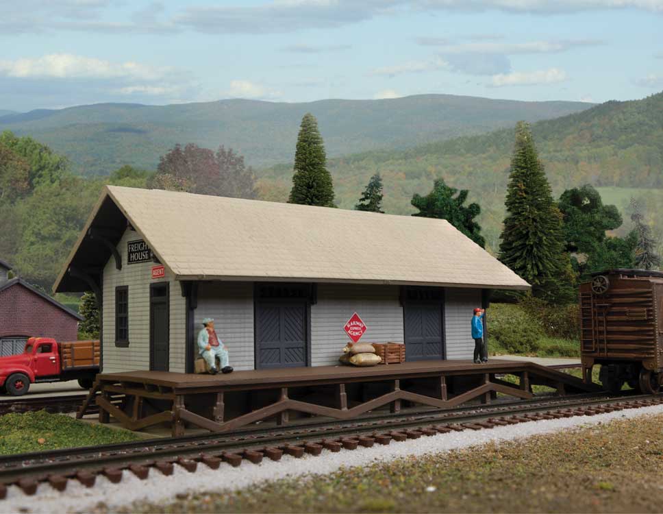 Golden Valley Freight House -- Kit - 4 x 2-1/8 x 2"10.1 x 5.3 x 5cm