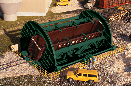 Rotary Dumper - Superior Paper -- Kit - 9-1/2 x 7-1/4"24.1 x 18.4cm; Required Clearance: 2-1/2"6.4cm