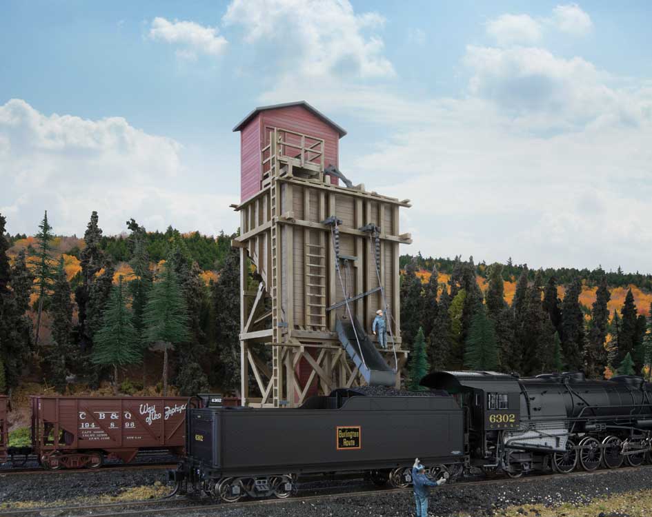 Small Wood Coaling Station -- Kit - 3 x 5-5/8 x 7-13/16" 7.8 x 14.1 x 19.7cm