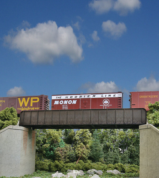 70' Single-Track Railroad Through Girder Bridge -- Kit - 9-3/4 x 2-3/8 x 1-5/16"24.7 x 6 x 3.3cm