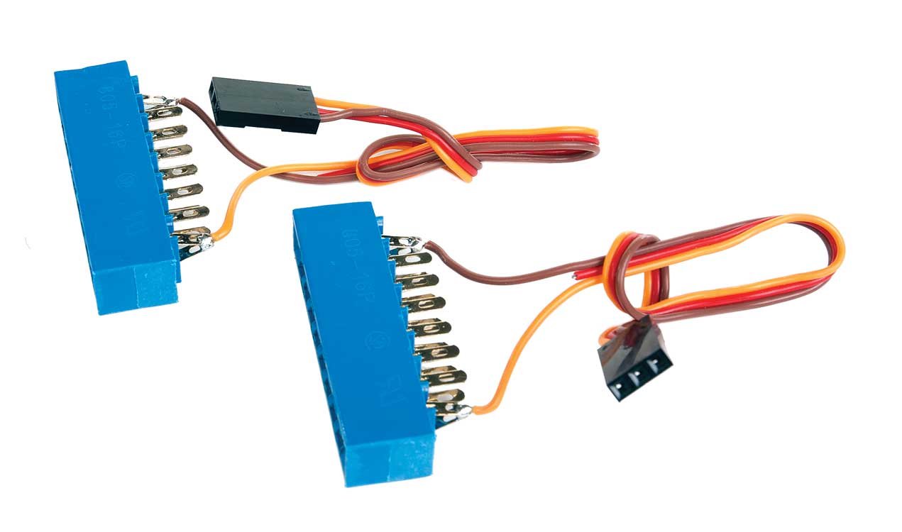 Walthers Layout Control System -- Edge Connector for Tortoise™ Switch Machine w/Green PC Board pkg(2)